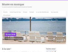 Tablet Screenshot of musee-en-musique.com